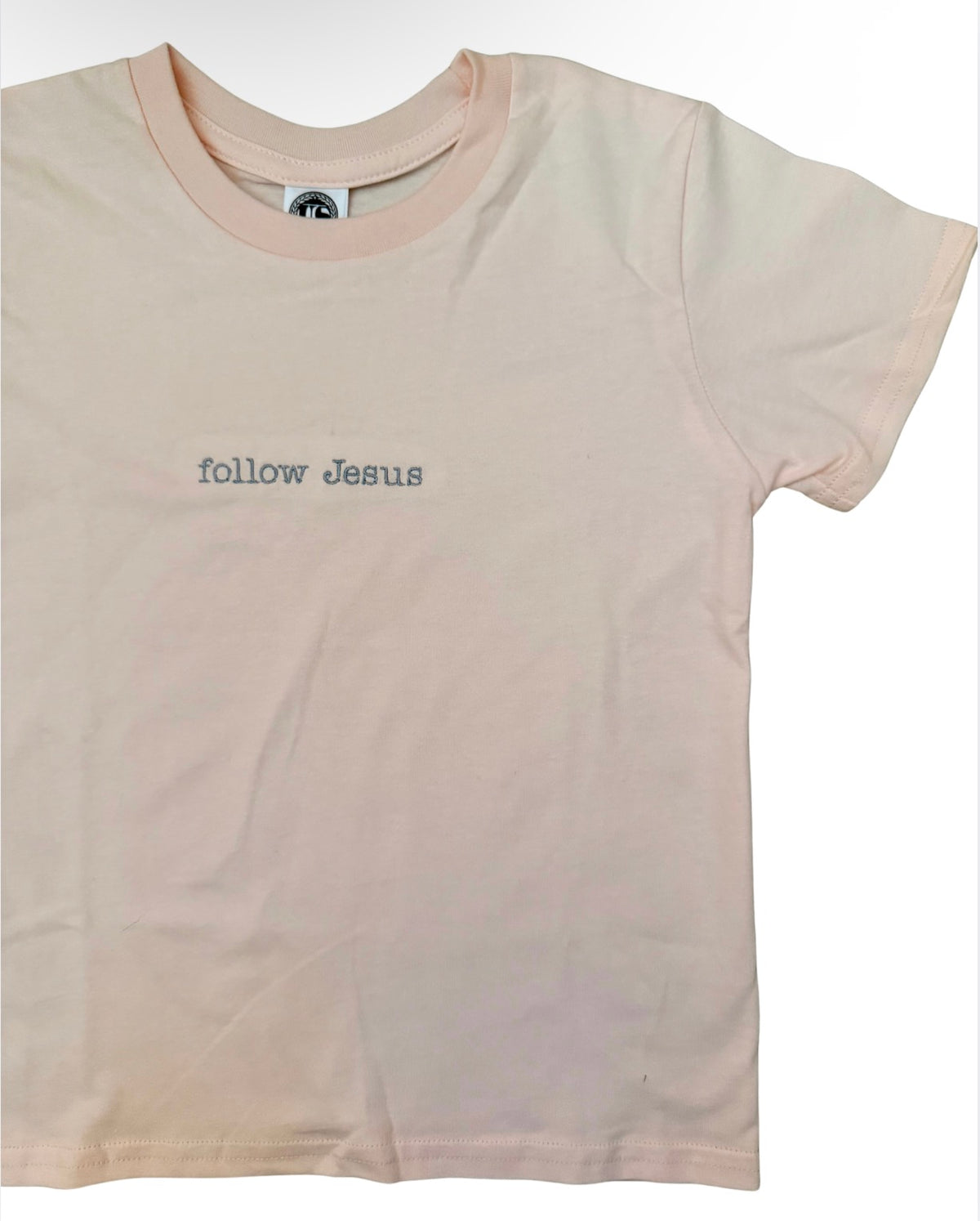Follow Jesus | Adult | Embroidered Organic Cotton Tee