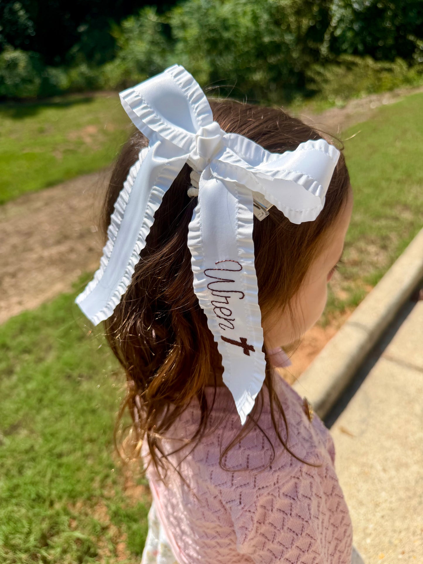 Cross | Custom Hair Bow